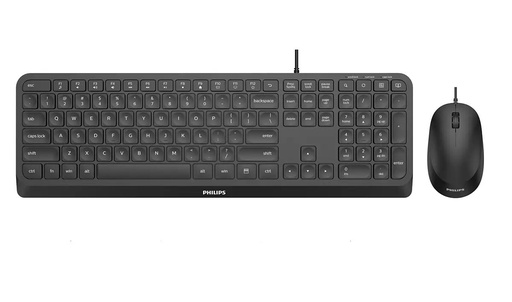 [SPT6207B34] MOUSE+TASTIERA CON FILO 110 TASTI