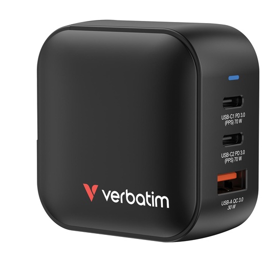 [32229] GAN CHARGER 3 PORT 70W MINI
