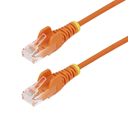 [N6PAT250CMORS] CAVO SLIM CAT6 ARANCIONE 2.5M