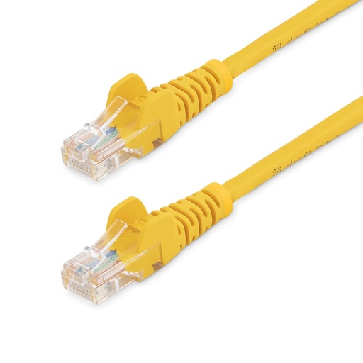 [45PAT1MYL] CAVO DI RETE CAT 5E GIALLO 1M