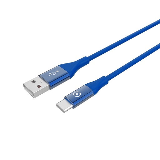[USBTYPECCOLORBL] 15W USB-A TO USB-C CABLE 1M BLUE
