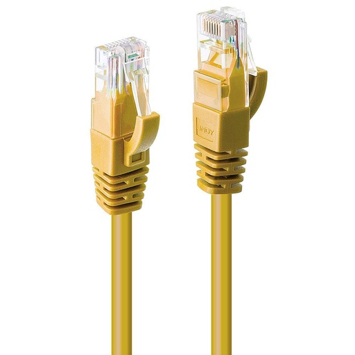 [48063] CAVO DI RETE CAT.6 U UTP GIALLO 2M