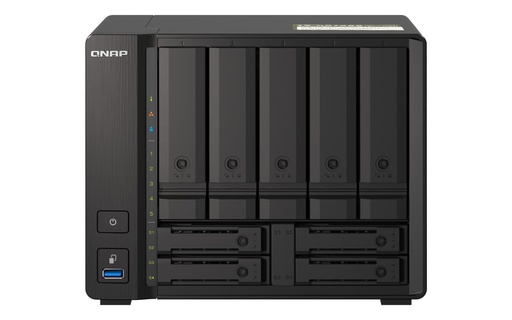 [TS-H973AX-8G] 9-BAY NAS AMD RYZEN V1500B