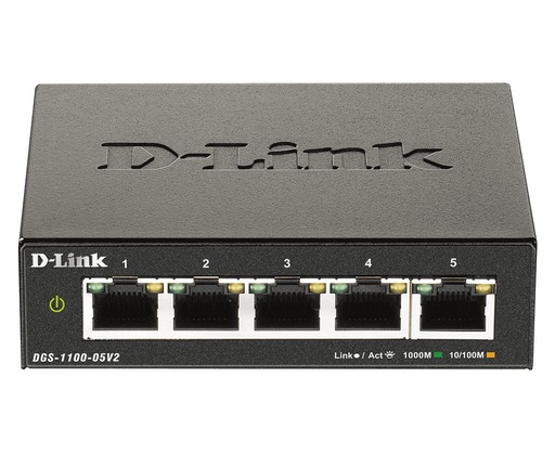 [DGS-1100-05V2] 5-PORT GIGABIT SMART MANAGED SWITCH