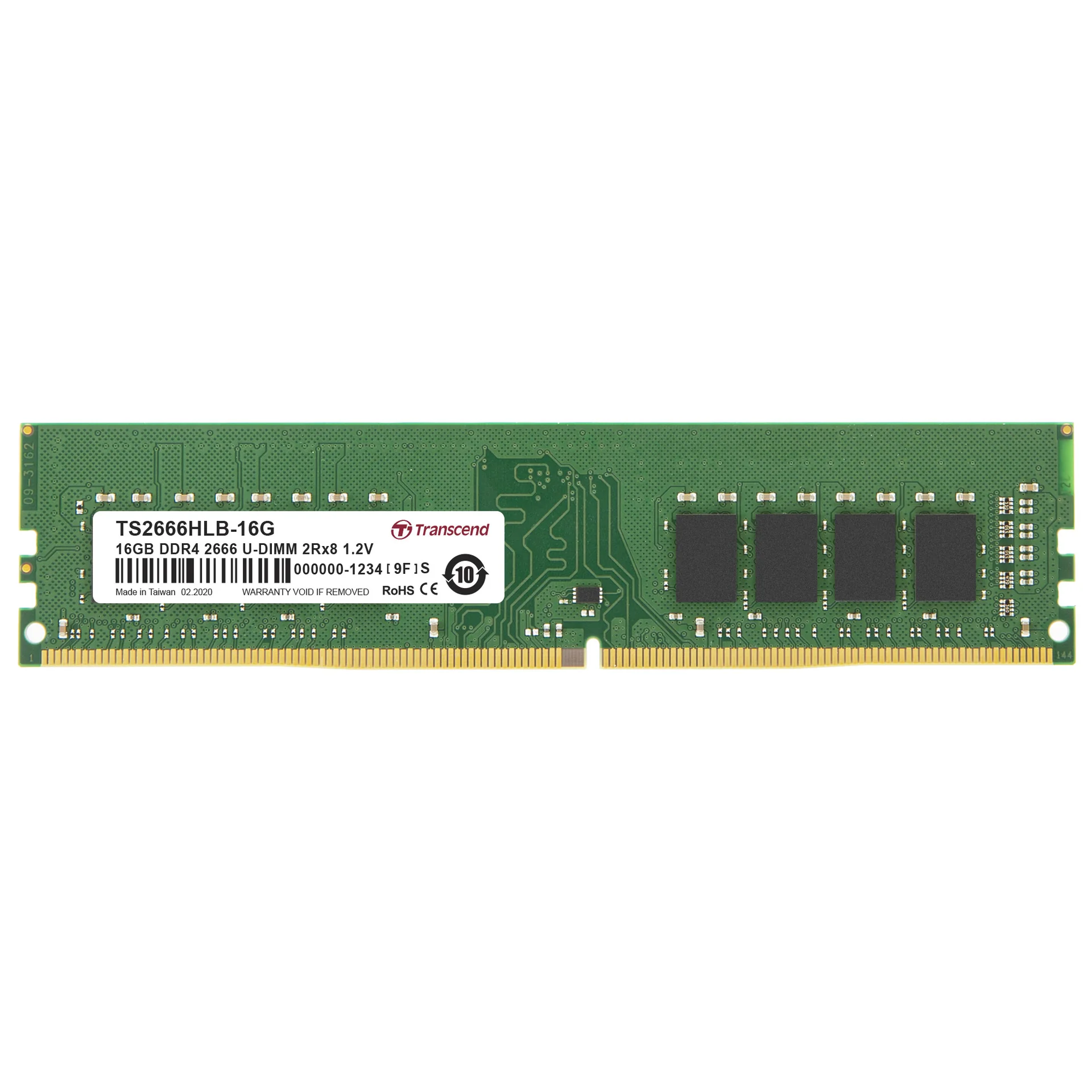 [JM2666HLB-16G] 16GB DDR4 2666MHZM U-DIMM 2RX8