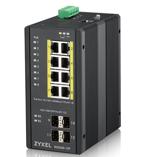 [RGS200-12P-ZZ01] SWITCH 12 PORTE MANAGED  8 PORTE