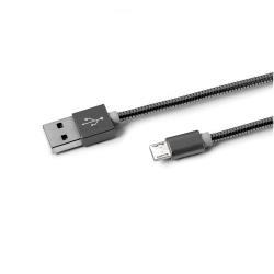 [USBMICROSNAKEDS] 12W USBA TO MICROUSB CABLE 1M DSILV