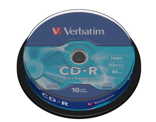 [43437/10] CDR EXTRA PROT.700MB SPINDLE 10PZ S