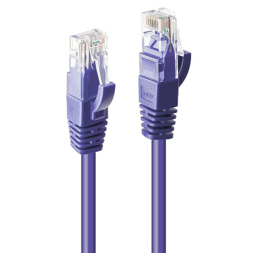 [48120] CAVO DI RETE CAT.6 UTP VIOLA 0 3M