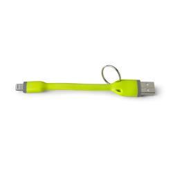 [USBLIGHTKEYGN] 12W USBA TO LIGHTNING CABLE 12CM GN