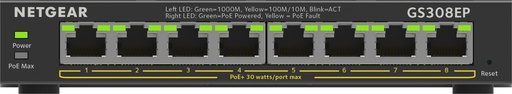[GS308EP-100PES] GIGABIT ETHER.SMART MANAG.PLUS POE+