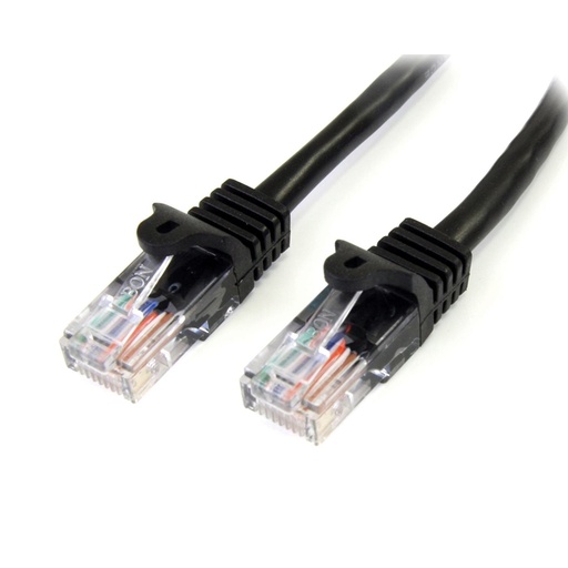 [45PAT3MBK] CAVO DI RETE CAT 5E NERO 3M