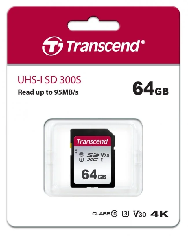 [TS64GSDC300S] 64GB SD CARD UHS-I U1