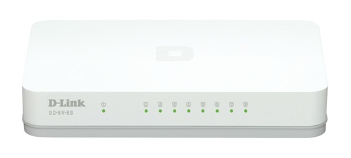 [GO-SW-8G] SWITCH 8 PORTE GIGA 10/100/1000