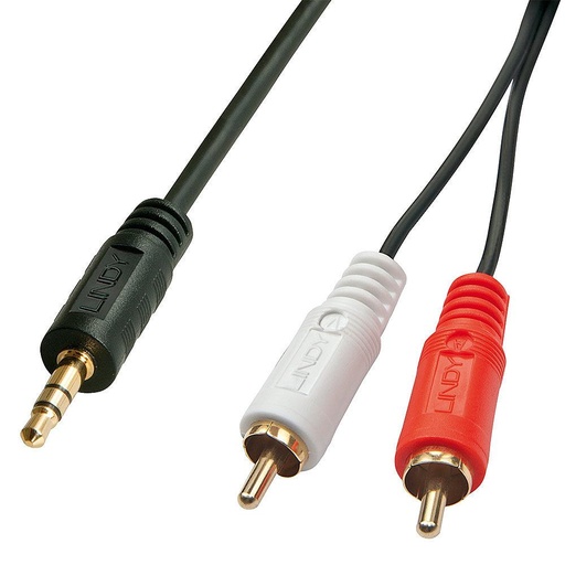 [35681] CAVO AUDIO STEREO 3.5MM A 2XRCA MAS