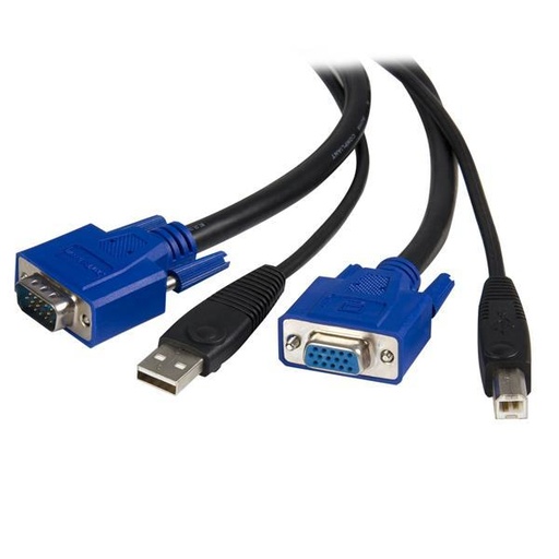 [SVUSB2N1_6] CAVO KVM PER USB E VGA DA 1 8M