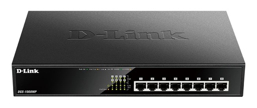 [DGS-1008MP] SWITCH DESKTOP 8PTE 10/100/1000 POE