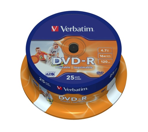 [43538/25] SPINDLE PRINT.25 DVD-R 16X 4.7G   S