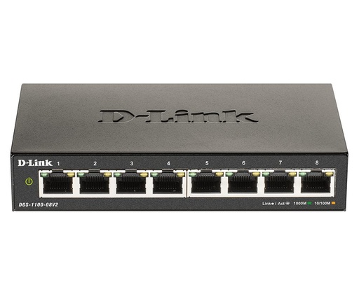 [DGS-1100-08V2] 8-PORT GIGABIT SMART