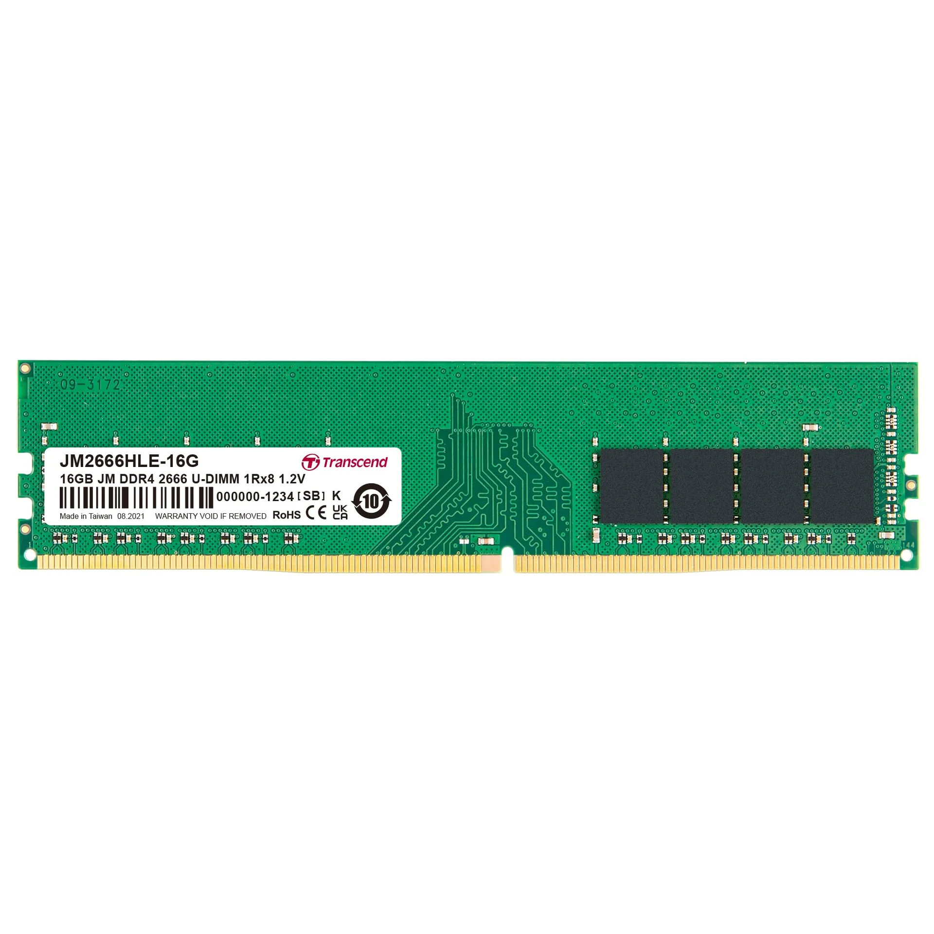 [JM2666HLE-16G] 16GB JM DDR4 2666 U-DIMM 1RX8