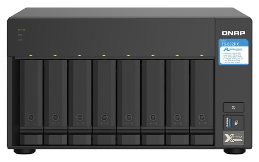 [TS-832PX-4G] 8-BAY NAS AL324 64-BIT QUAD-CORE